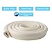 Elf Star U Shape Glass Table Edge Protectors Premium High Density Foam Baby Safety Bumper Guard 2X2 Meters (13 FT) Off White