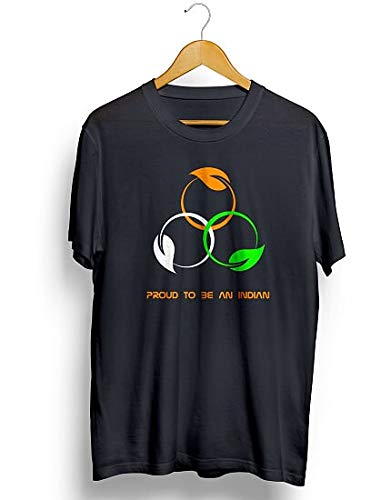 indian flag print t shirt