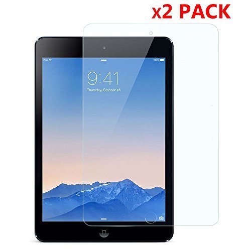iPad 2 / 3 / 4 Screen Protector, [2 Pack] Bptecase 2.5D Round Edge HD Premium iPad 2 / 3 / 4 Tempered Glass Screen Protector Ultra Clear 9H 0.26mm Scratch Proof Shatterproof Bubble-free Film