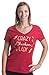 Crazy Chicken Lady | Cute Backyard Chicken Farmer Humor Ladies' V-neck T-shirt-(Vneck,L)