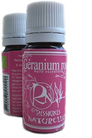 Ressources Naturelles Organic Geranium Rosat Essential Oil , 10 ml