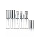 Elfenstal- NEW 6pcs Mini Clear 5ml 1/6OZ Atomizer Fine Mist Glass bottle Spray Refillable Fragrance Perfume Empty Scent Bottle Clean Cloth for Travel Party Portable Makeup Tool free Pipette