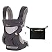 Ergobaby Four Position 360 Cool Air Mesh Baby Carrier Carbon Grey (Carbon Grey Plus Storage Pocket)
