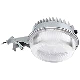 Brightech - LightPRO LED Yard Light - Brightest & Most Cost-Effective Security Light on The Market - 56 Watts - Dusk to Dawn Photocell Outdoor LED Wall Mount Barn Light & Area Lighting Floodlight