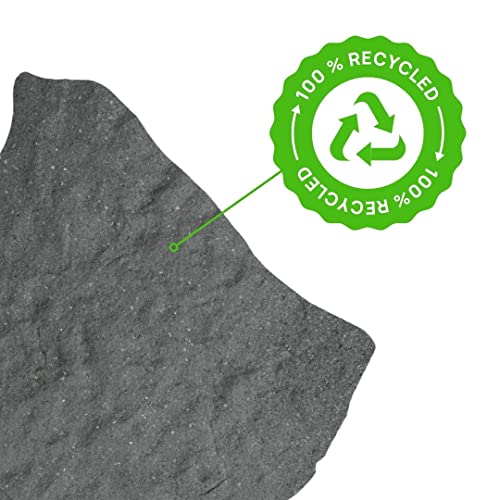 Gardener's Supply Company Flagstone Recycled Rubber Stepping Stone For