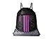 adidas Unisex Alliance Sackpack (12L) Lightweight Athletic Small Drawstring Team Sports Workout Bag, Black/Jersey Onix/Shock Purple, One Size