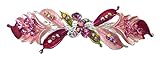 Crystal Flower Barrette YY86800-3pink