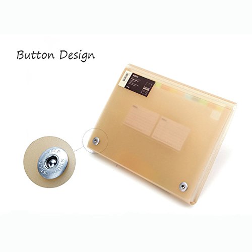 Little-Feet Letter Size Expanding File Folders Button Locked A4 Expandable Wallet Organizer with 13 Pockets Portable File Folder Accordian File with Index Lable - Thumbnail 5