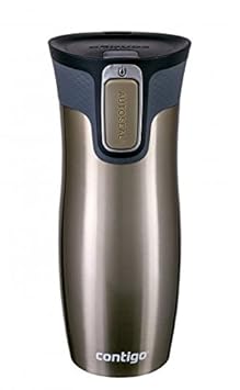 Contigo West Loop Autoseal Thermobecher 2.0 Modell mit Deckelschloss – 470 ml (Latte) erhältlich