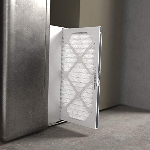 AMAZON BASICS 16X25X1 AIR FILTER 6-PACK, MERV 11 ELECTROSTATIC AC FURNACE FILTERS FOR ALLERGIES, CAPTURES DUST AND POLLEN (ACTUAL SIZE: 15.75″ X 24.75″ X 0.75″)