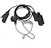 3'2 Wire Acoustic Tube Earpiece Mic Compatible with Motorola G9000 GP1200 GT9000 XTS 1500 XTS 2500 XTS 3000 XTS 3500 XTS 5000 XTS 5000R HT1000 Headset Mic