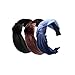 Pack of 3 Women and Girls Handmade Lovely Style Velvet cloth Cross Knot Hair Hoop Hairband Headband Headwear Hair Accessories by Beauty Hair (B（3pcs）)