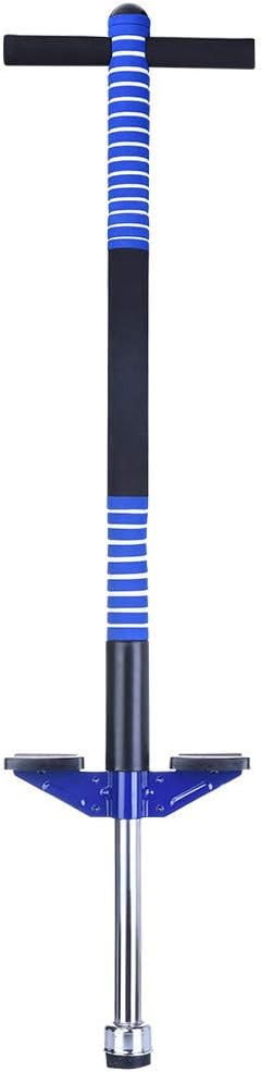 Pogo Stick for Kids, Mosunx Children Jumper Outdoor Fun Jumping Stick, Support 55-132 Pounds, Balance Training Fitness Practice Toy for Boys and Girls (Blue B, for Ages 5 & up (Supports 33-57 Lbs))
