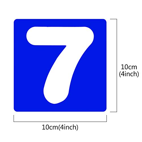 image for Comonc Alphabet Stencils Sets Reusable Plastic Letter Stencils Colorfu