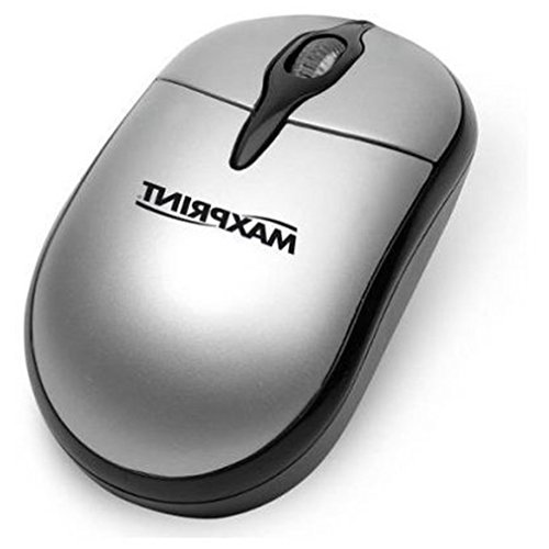 Mouse Maxprint Optico Usb Preto e Prata - 605280