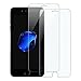 2-Pack iPhone 7 Plus Screen Protector, EasyAcc iPhone 7 Plus Tempered Glass Invisible Shield Film Guard Cover for iPhone 7 Plus (Anti-Sharp Scratch, Crystal Clear, HD, Bubble Free, High 9H Hardness)
