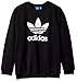 adidas Originals Women's Outerwear Trefoil Sweatshirt, Black, Medium