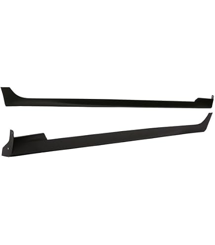 Amazon.com: Fit 2014-2018 Mazda 3 Unpainted Black ABS Plastic Side