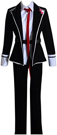 LYLAS Men's Deluxe Black Slim fit School Uniform Cosplay Costume