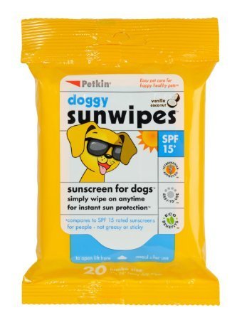 Petkin Doggy Sunwipes, 20 Count (Pack of 3)