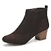 Dream Pairs Women's Keeny Cowboy Chunky Heel Ankle Booties