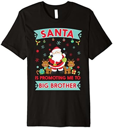Santa Is Promoting Me To Big Brother Toddler Christmas Shirt