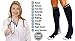 Compression Socks (1 pair) for Women & Men by Wave - Best For Running, Athletic Sports, Crossfit, Flight Travel, Maternity Pregnancy, Nursing
