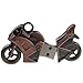 WooTeck 64GB Strong Metal Motorcycle USB Flash Drive Memory Stick