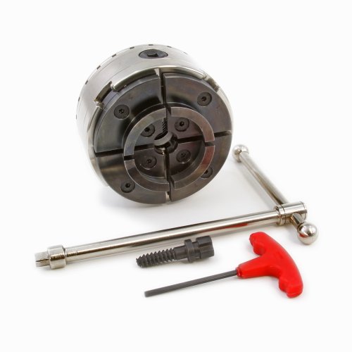 Hurricane Turning Tools HTC125 5Inch Woodturning 4 Jaw Chuck Kit with