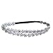 Baishitop Baby Girls Rhinestone Flowers Headband Hair Accessories(40-54cm)