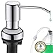SonTiy Chrome Kitchen Sink Soap Dispenser, Stainless Steel Liquid Soap Dispenser with 47