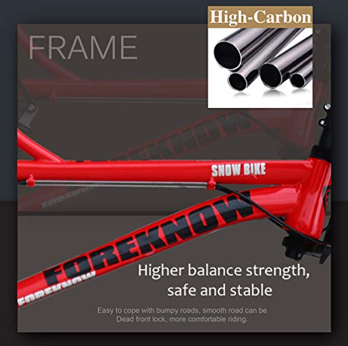 26 inch Mountainbike, 24-Speed Mountainbike voor Volwassenen, Carbon Stalen Frame, Full Suspension Schijfremmen Hardtail… - Image 6