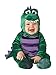 Lil Characters Unisex-Baby Infant Dinosaur Costume, Green/Purple, Large