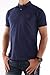 Polo Ralph Lauren Men Custom Fit Mesh Polo Shirt (Medium, French Navy)