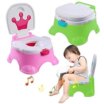 Xuanyue 3 In1 Baby Topfchen Stuhl Kleinkind Wc Trainer Lernen Kinder Wc Sitz Rutschfeste Wc Sitz Abnehmbarer Topfchen Training Kleinkind Mit Musik Amazon De Baby