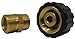 Ultimate Washer UW16-PW4DCF Pressure Washer Screw Nipple, M22 x 1/4-Inch Connectors for Hose, Gun and Spray Wands