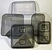 Expandable Lunch Pack Ultra Arctic Zone Bento Containers 2 Ice Packs Black Yellow