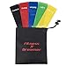 Resistance Bands, Exercise Bands for Booty, Crossfit, Stretching, Strength Training, Physical Therapy, Home Fitness, Workout Bands,Set of 5, 12