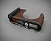 New LIM'S Genuine Italy Leather Camera Half Case Metal Grip Dovetail Plate for Leica Q2 (Typ 4889) Brown