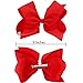6 Inch Hair Bows Big Large Grosgrain Ribbon Boutique Hair Bow Clips For For Girls Teens Toddlers Kids Set Of 12