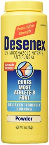 Desenex Antifungal Powder, Cures Athlete's Foot, 2% Miconazole Nitrate - Buy Packs and SAVE (Pack of 3)