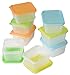 EasyLunchboxes Mini Dippers Small Dip, Condiment, or Sauce Containers, Leak-Resistant, Set of 8