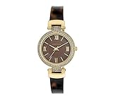 Anne Klein Tortoise Bangle Watch