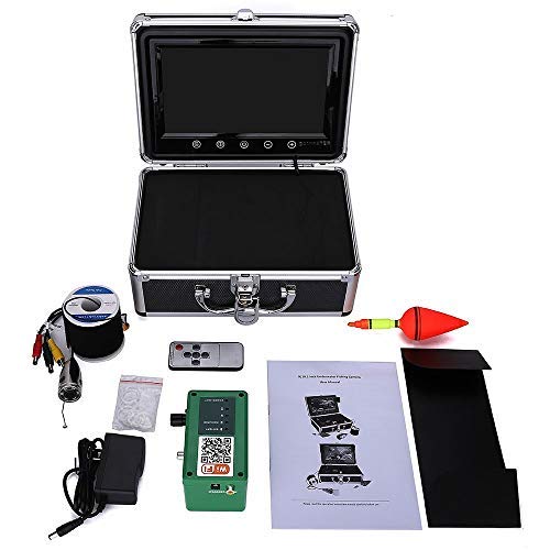 Ayanx Pouce Moniteur Couleur 720p 1000tvl Kit De Caméra Vidéo De Pêche Sous-marine 50m Câble Poisson