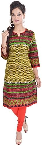 Vihaan Impex Indian Womens Casual wear Party wear Top Tunic Green Kurti
