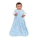 HALO Sleep Sack, Micro-Fleece, Pretty Floral Aqua, Medium