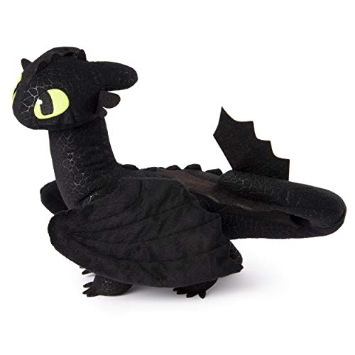 Dreamworks Dragons, Toothless 14" Deluxe Plush Dragon, for Kids Aged 4 & Up