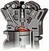 PERFORMANCE SPARK PLUG Yamaha RAPTOR 660 (2005-2001) * 254kBR12ZC254tu