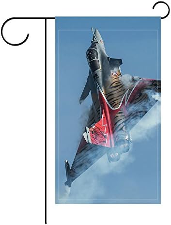 YourPink Garden Flag Dassault Rafale Air 14 Plane Sky Trick Switzerland 12x18 inches(Without Flagpole)