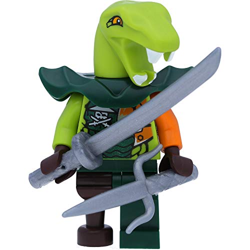 LEGO Ninjago Minifigur: Clancee mit Schulterrüstung mit Schwertern